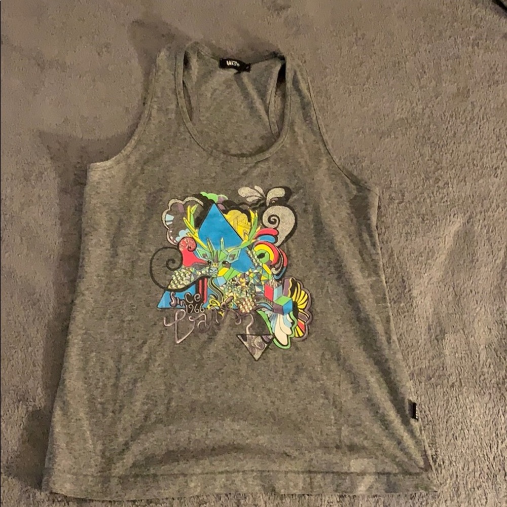 Van’s Tank Top Graphic Size Large
